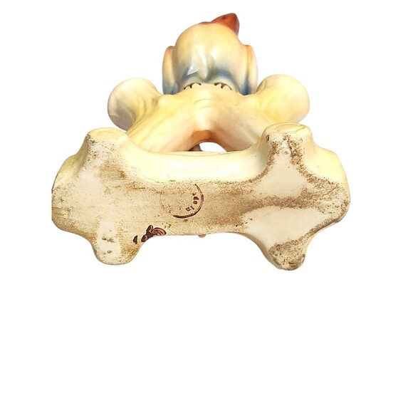 Parrot Flower Bud Vase Colorful‎ Avian Bird Czechoslovakia Dime Mark 5.75" Tall - Picture 7 of 9